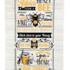 Metal Sign Plaque - Advice From A Honey Bee