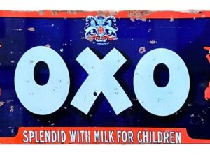 Metal Advertising Wall Sign - OXO Vintage Production