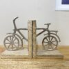 Set of Two Bicycle Bookends