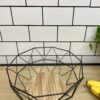 Geometric Black Wire Bowl 26cm