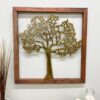 Gold Tree Of Life In Wooden Frame