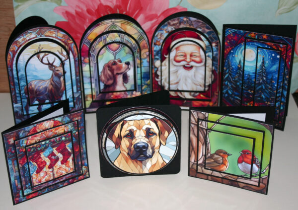 Stained Glass Card Group