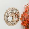 Round Cut Out Tree Of Life Mirror 35cm